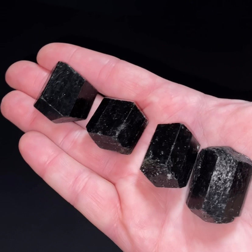 Double Terminated Black Tourmaline Schorl Crystal