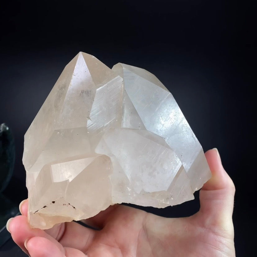 Large Himalayan Quartz Crystal Cluster, Himachal Pradesh, India