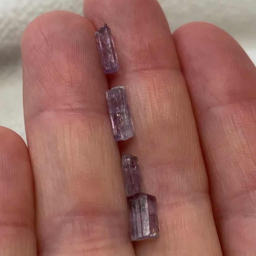 Purple Scapolite Crystal Lot for Jewelry Making, Crystal Grids etc