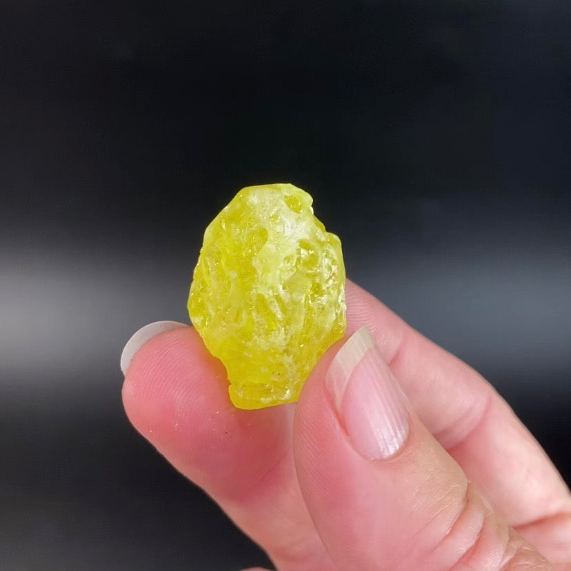 Natural Skeletal Sulfur Crystal, El Desierto Mine, Bolivia
