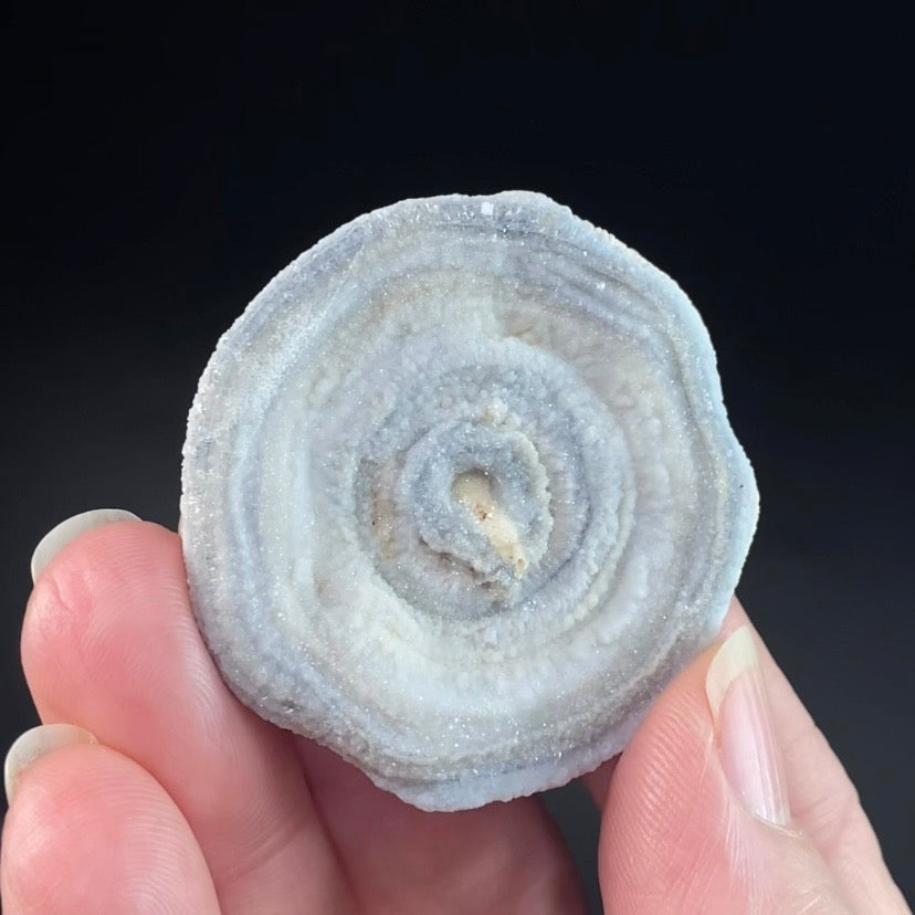 Druzy Chalcedony Concretion from Rio Grande do Sul, Brazil