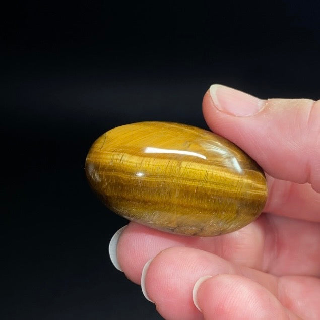 Golden Tiger Eye Polished Small Palm Stone