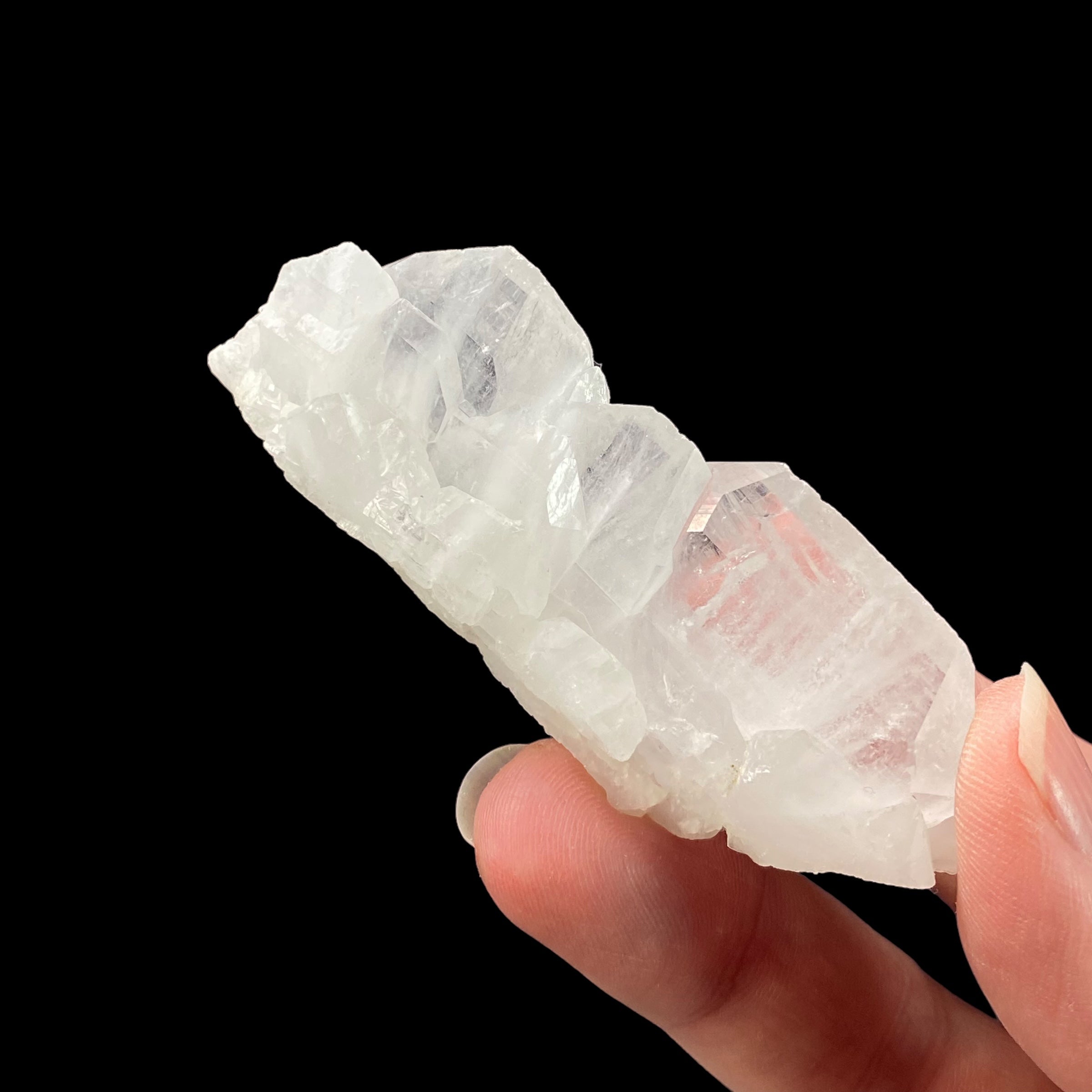 Tabular Faden Quartz Crystal Cluster
