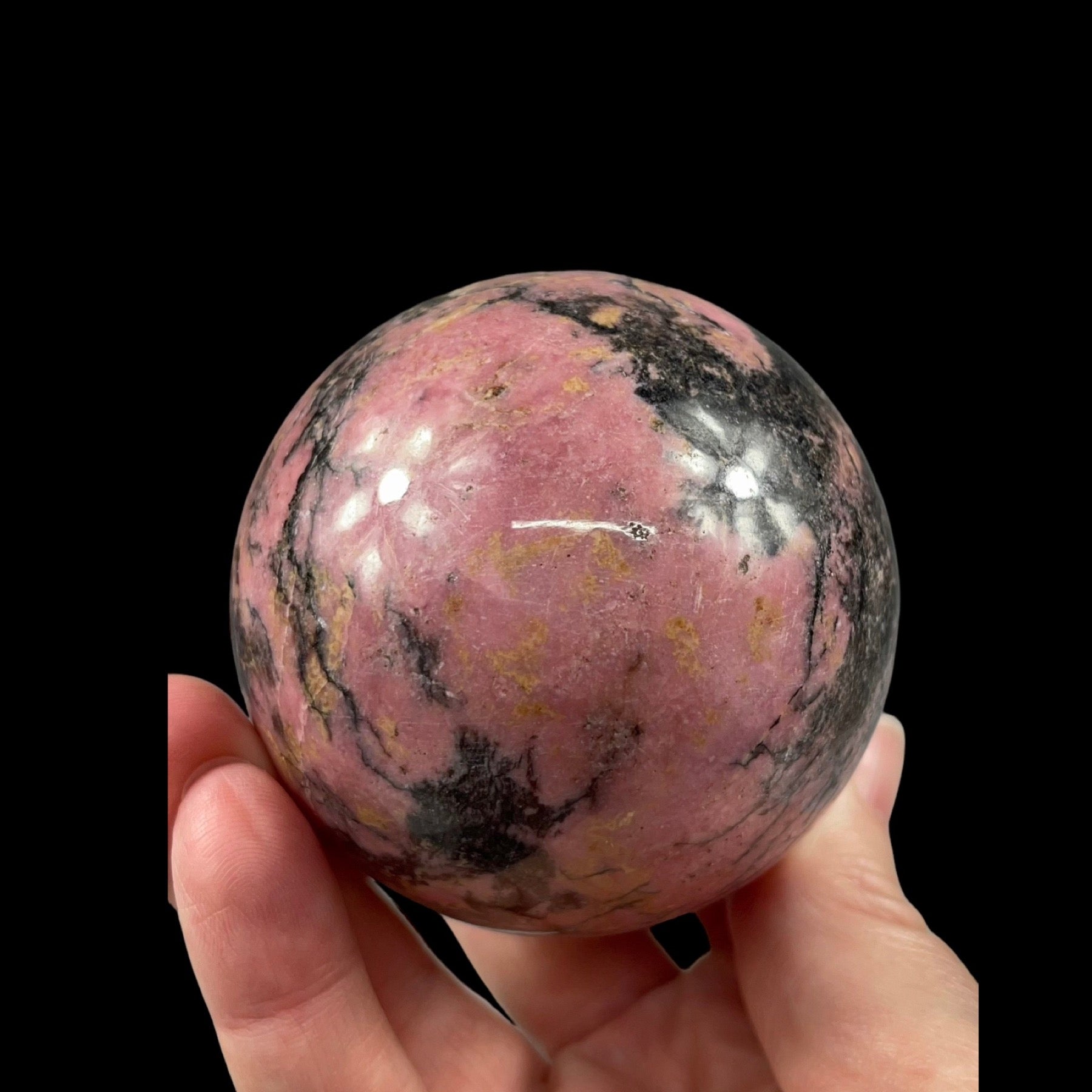 Rhodonite hotsell Sphere