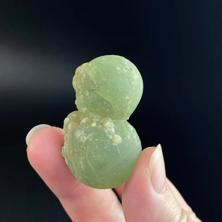 Twin Botryoidal Prehnite Specimen, Kayes Region, Mali