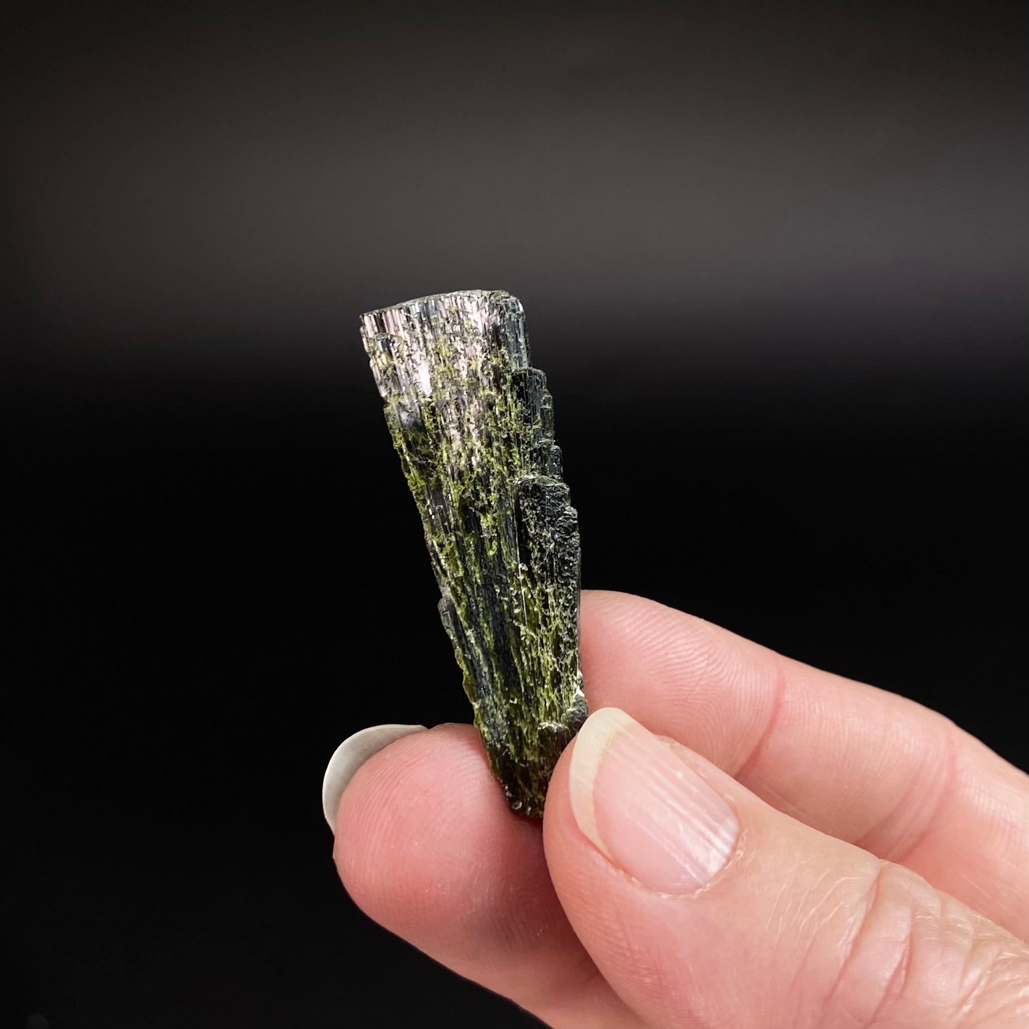 ONE Epidote Fan Crystal Cluster