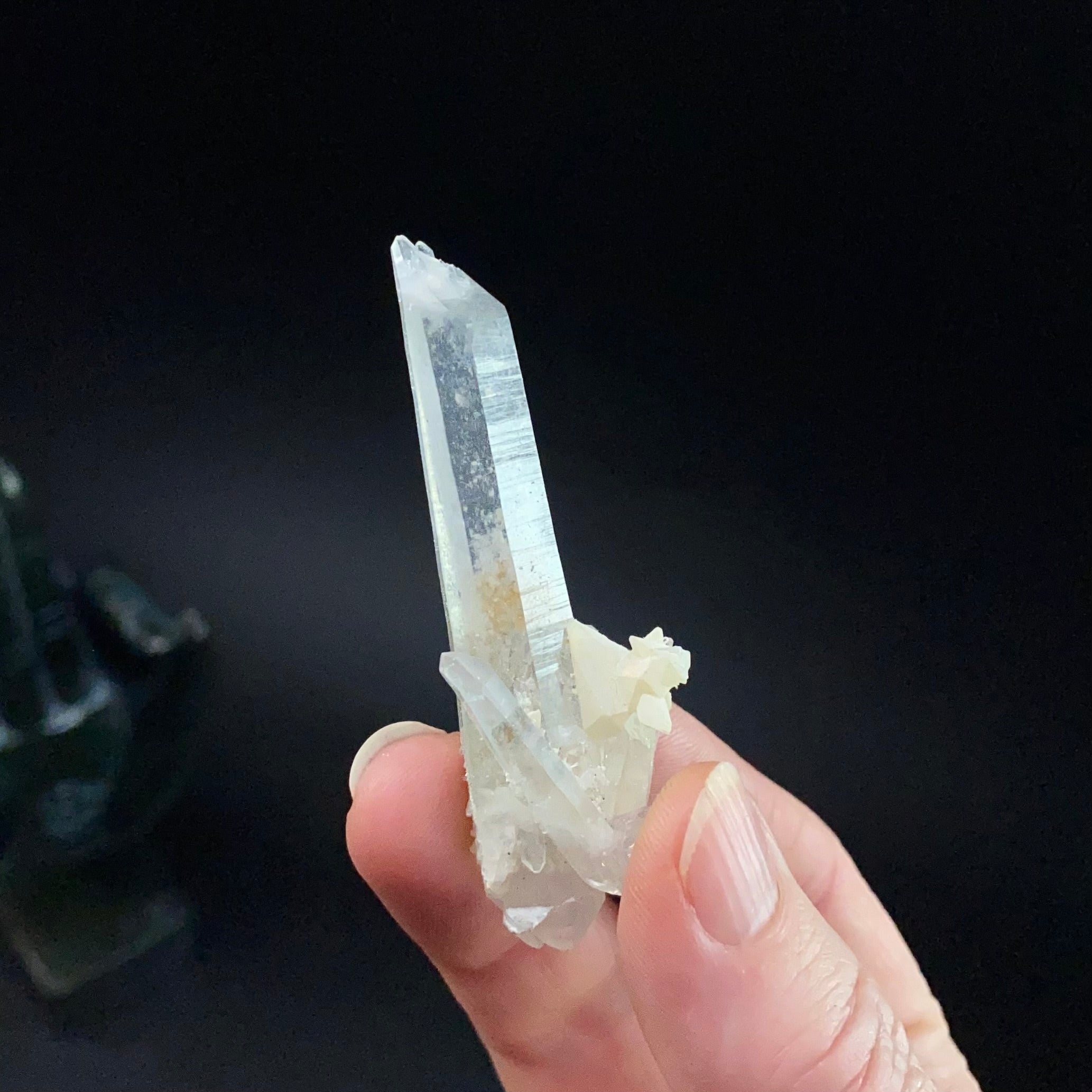 Double Terminated Himalayan Laser Quartz Crystal from Hashupi, Shigar Valley, Pakistan