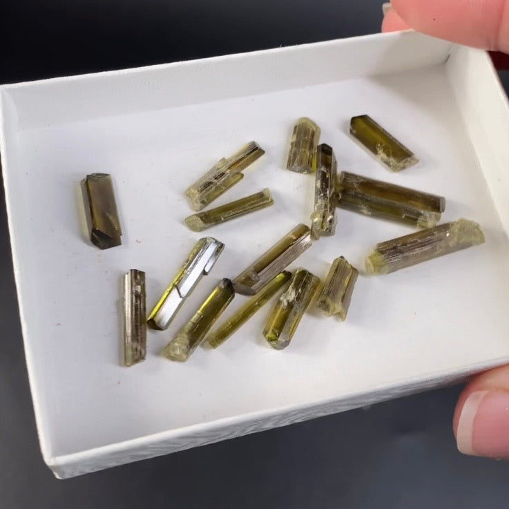 High Grade Epidote Crystal Lot from Shigar Valley, Gilgit-Baltistan, Pakistan