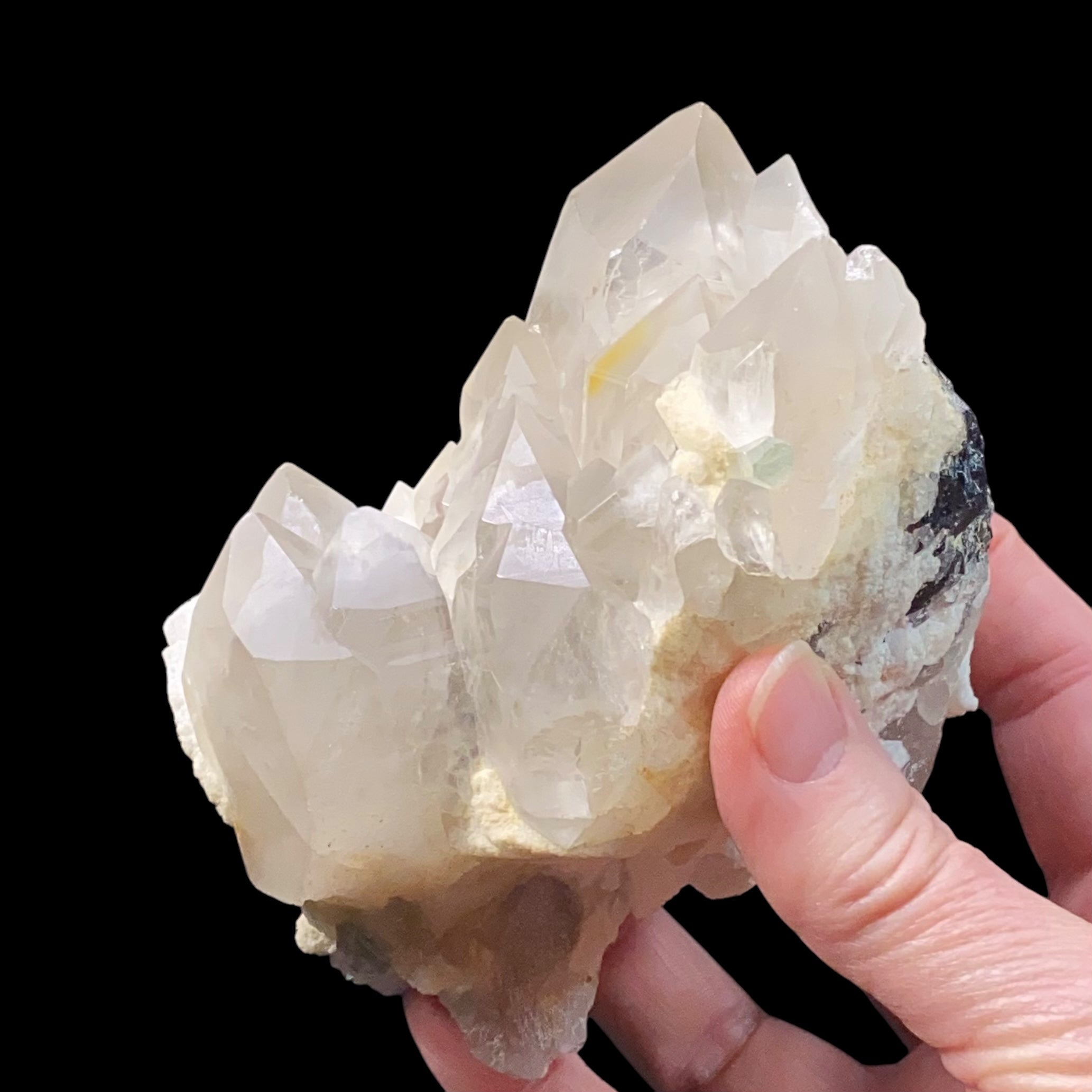 Garnet Crystals with Quartz, Feldspar & Aquamarine