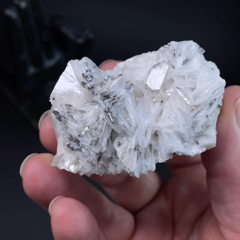 Clear Topaz Crystals with Cleavelandite from Shigar Valley, Pakistan