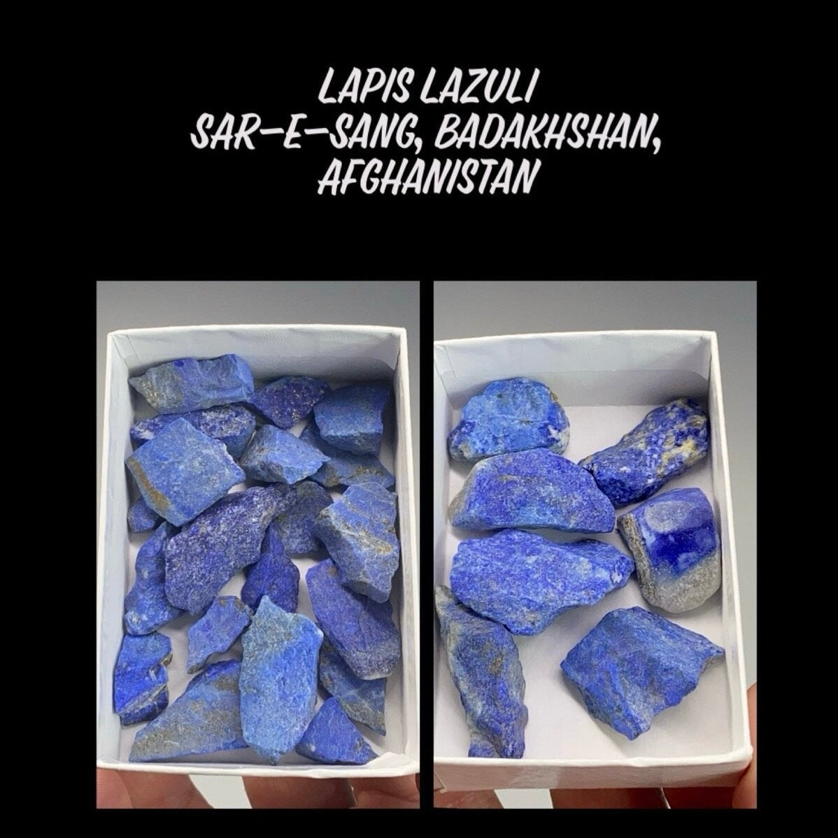 Rough Lapis Lazuli Lot, Small Pieces or Large