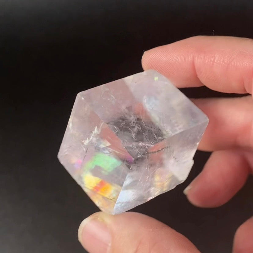 Clear Rainbow Optical Calcite Specimen from Madagascar