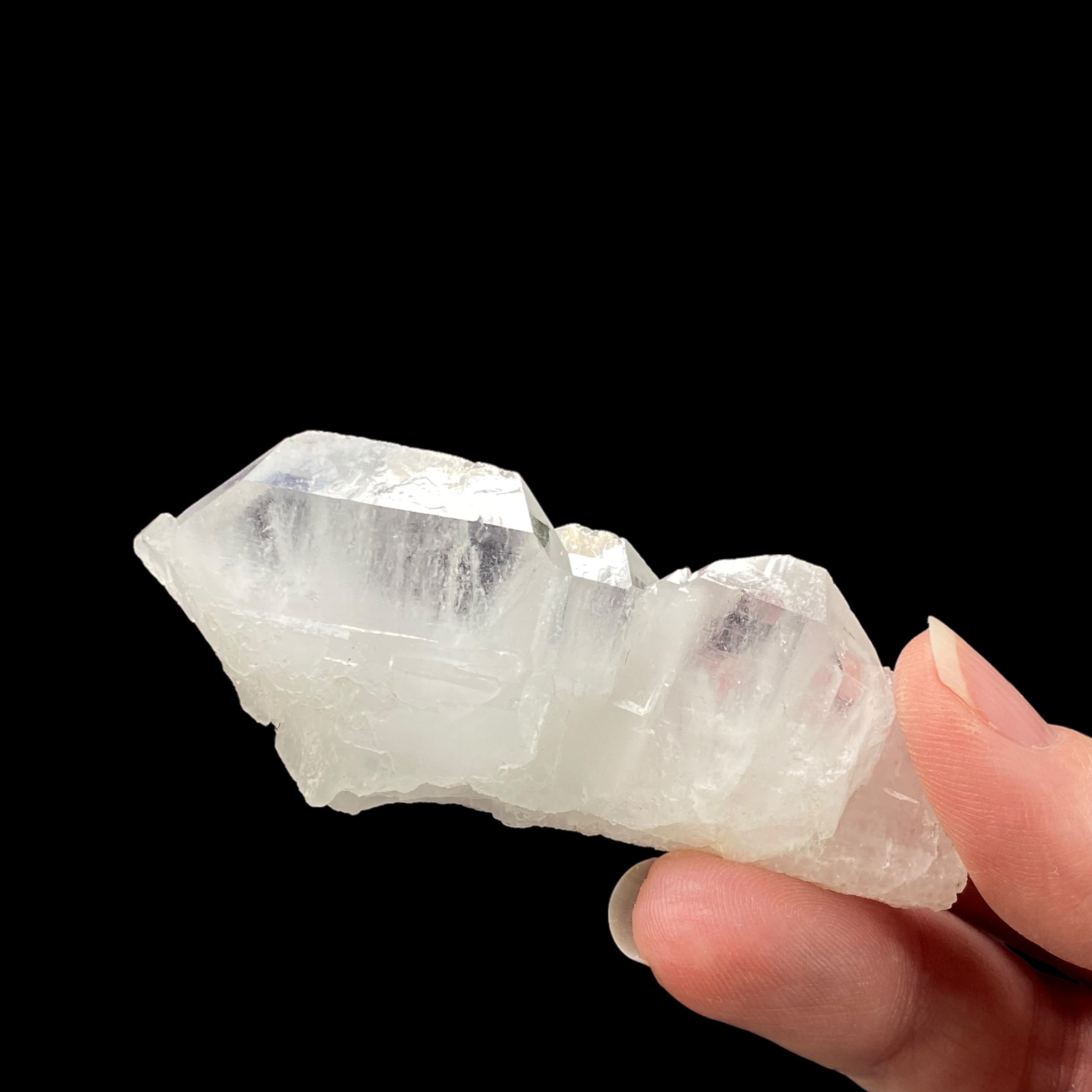 Tabular Faden Quartz Crystal Cluster