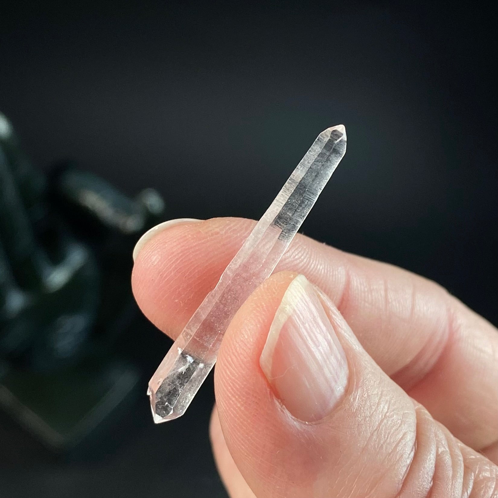 Double Terminated Colombian Clear Lemurian Quartz Crystal