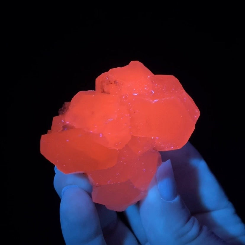 Fluorescent Calcite Specimen from Trepca Mine, Kosovo
