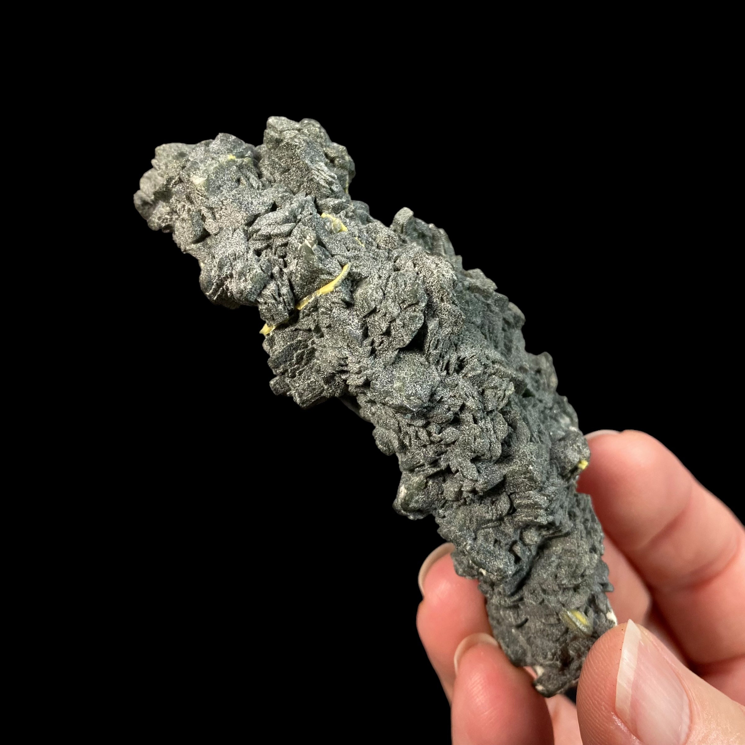 Clinochlore Coated Adularia Crystals with Titanite Sphene Crystals