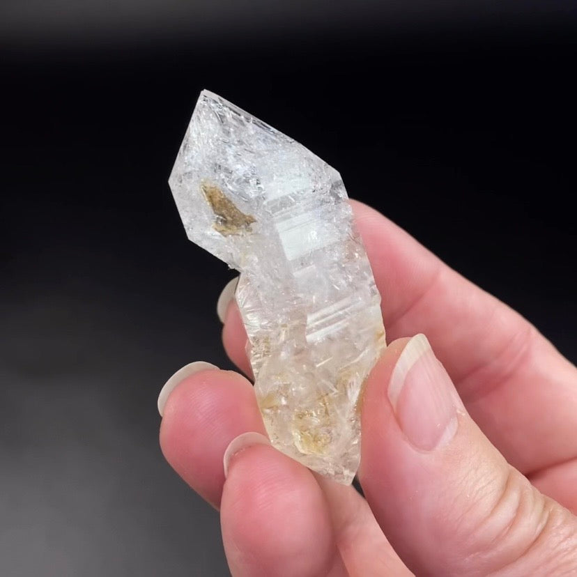 Double Terminated Clear Quartz Crystal