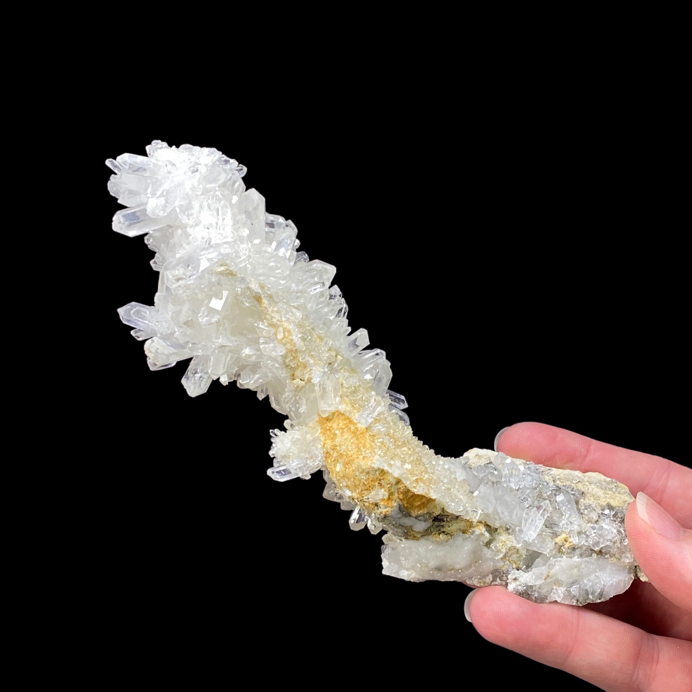 Clear Quartz Crystal Cluster