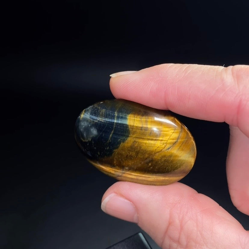 Golden Tiger Eye Polished Small Palm Stone
