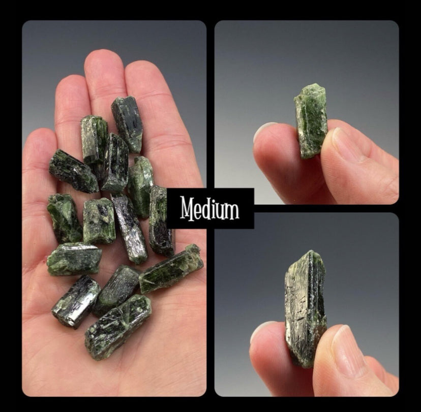 ONE Green Diopside Crystal, Shigar Valley, Pakistan