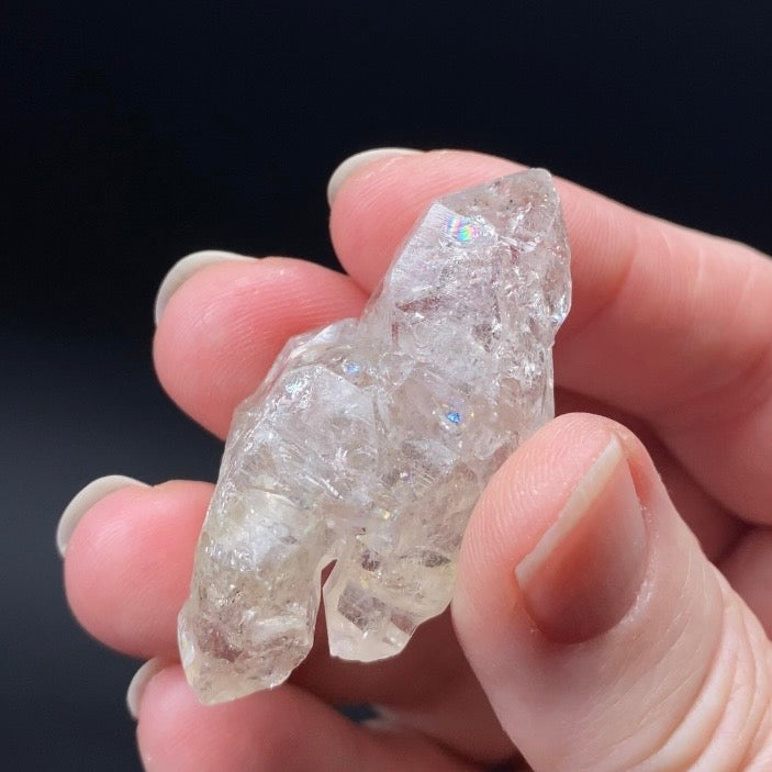 Double Terminated Clear Quartz Crystal