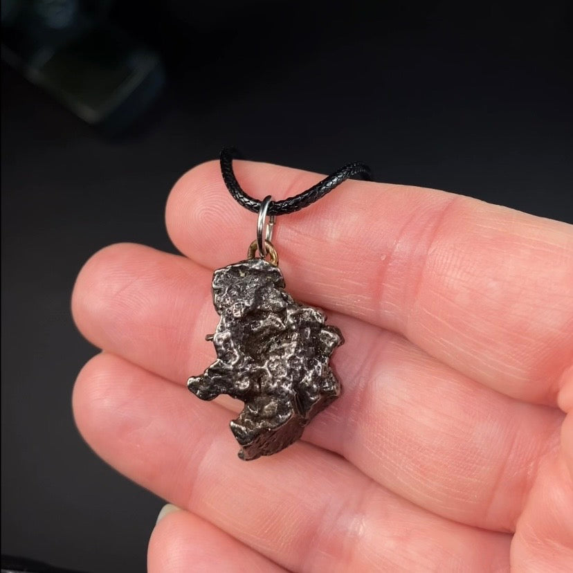 Campo del Cielo Meteorite Pendant – Authentic Iron Meteorite Jewelry from Argentina