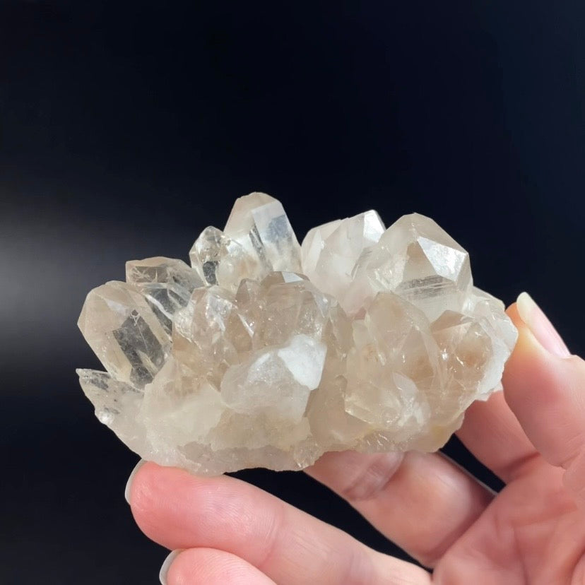 Himalayan Quartz Crystal Cluster - Himachal Pradesh, India