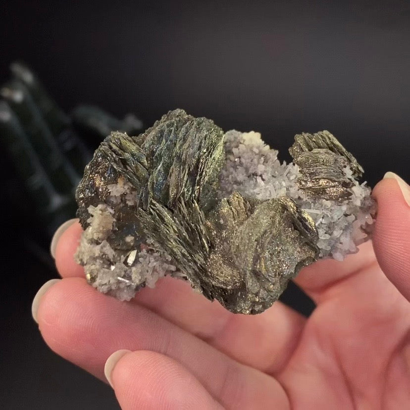 Pyrite After Pyrrhotite with Quartz from Trepca Mine Complex, Kosovo