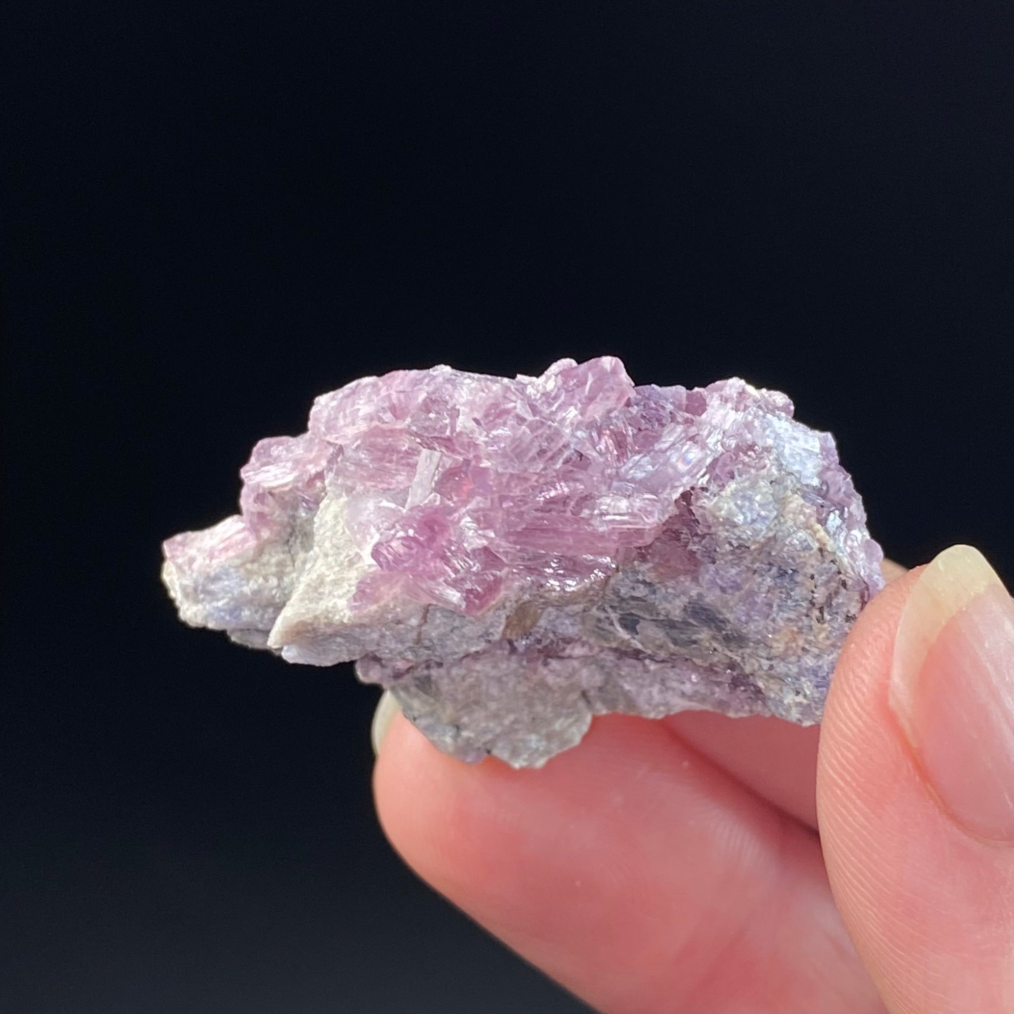 Lavender Color Tremolite var Hexagonite Specimen from Balmat, NY