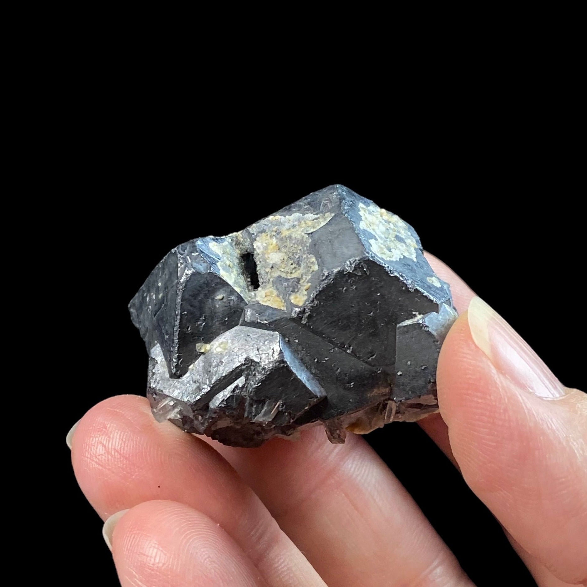 Galena Cluster with Calcite and Quartz from Trepça Mine Complex, Kosovo