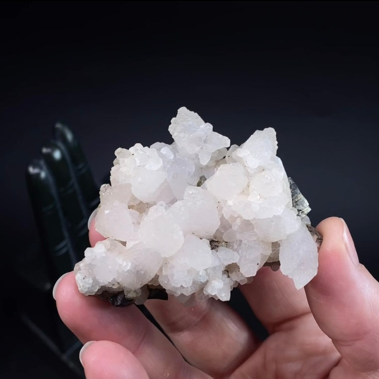 Fluorescent Calcite Specimen with Galena & Sphalerite