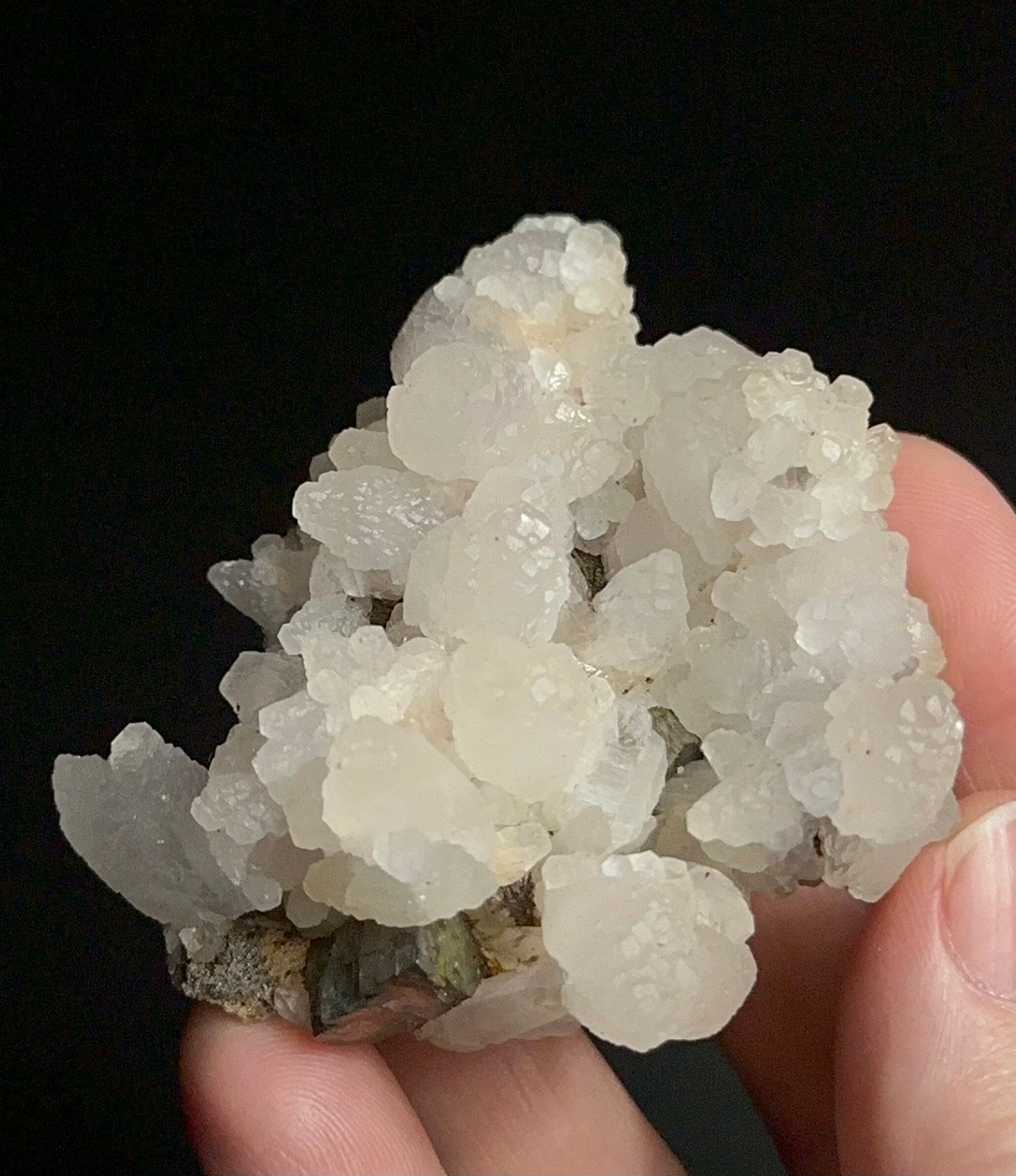 Fluorescent Calcite Specimen with Galena & Sphalerite