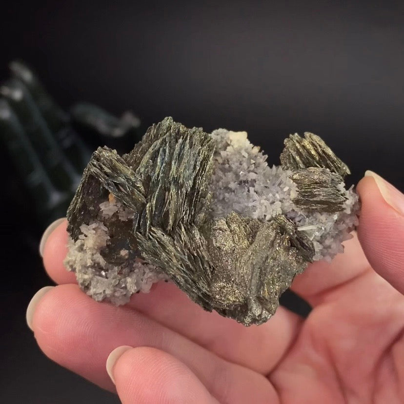 Pyrite After Pyrrhotite with Quartz from Trepca Mine Complex, Kosovo