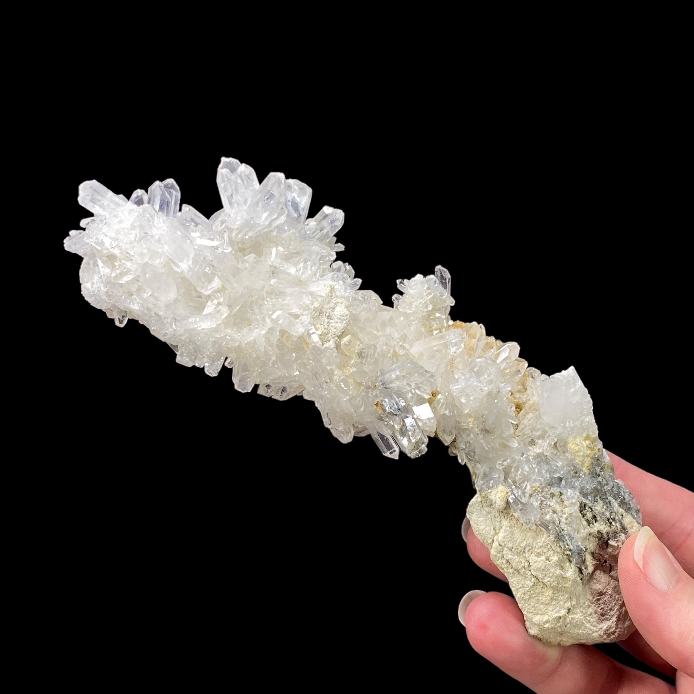 Clear Quartz Crystal Cluster