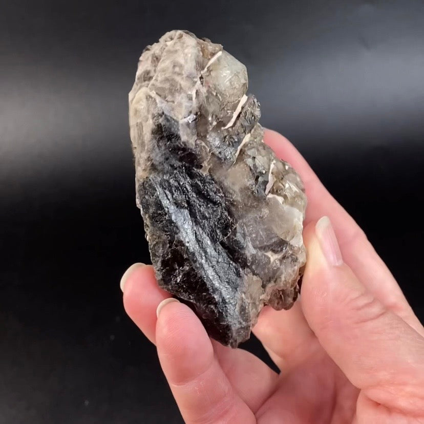 Smoky Elestial Quartz from Minas Gerais, Brazil