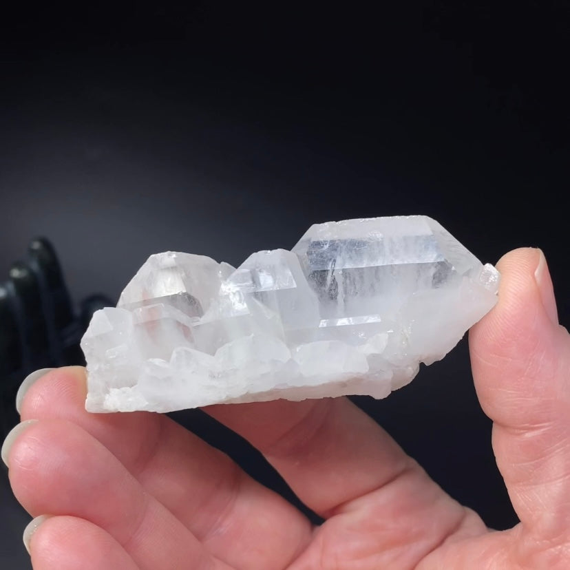 Tabular Faden Quartz Crystal Cluster