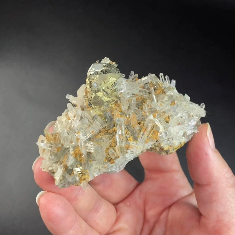 Quartz Cluster with Pyrite, Trepca Mines, Kosovo