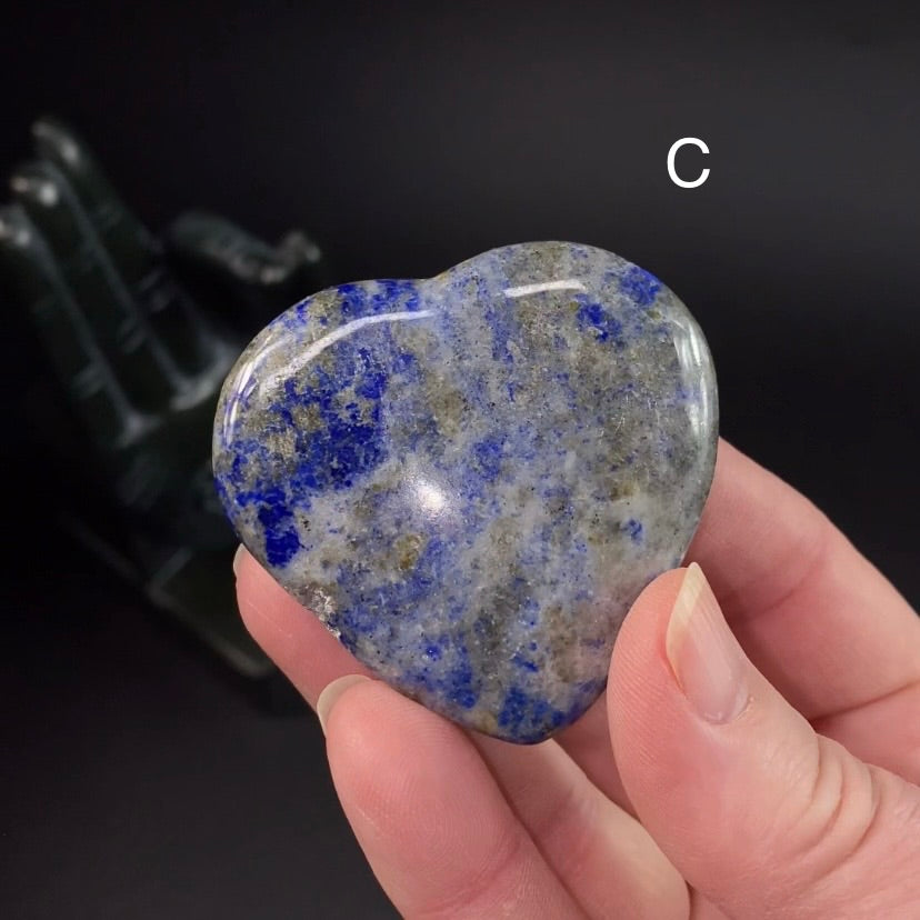 Lapis Lazuli Polished Heart