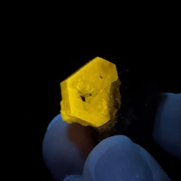 Double Terminated Apatite Crystal with Black Tourmaline and Albite