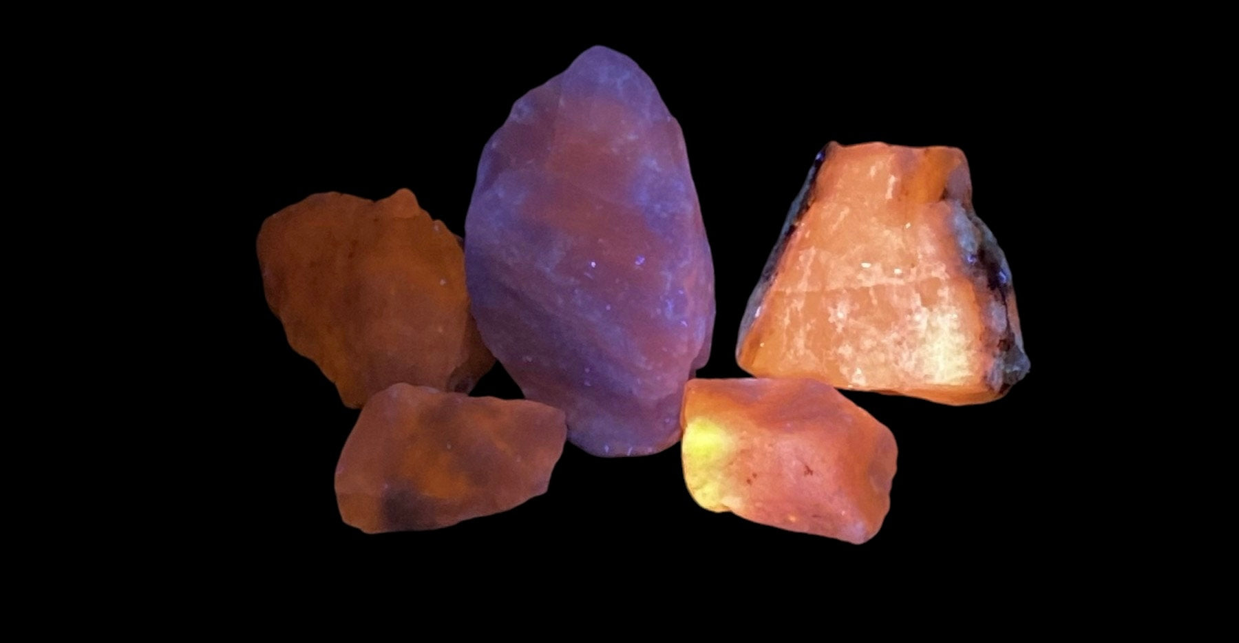 High Grade Photochromic Sodalite var Hackmanite Lots, Tenebrescent & Fluorescent