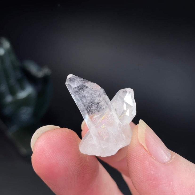 Mini Clear Quartz Crystal Cluster - Natural Crystals and Minerals