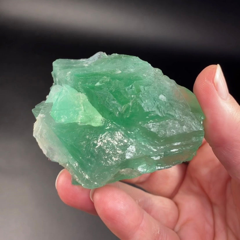 Green Cubic Fluorite Specimen with Pyrite, Yaogangxian Mine