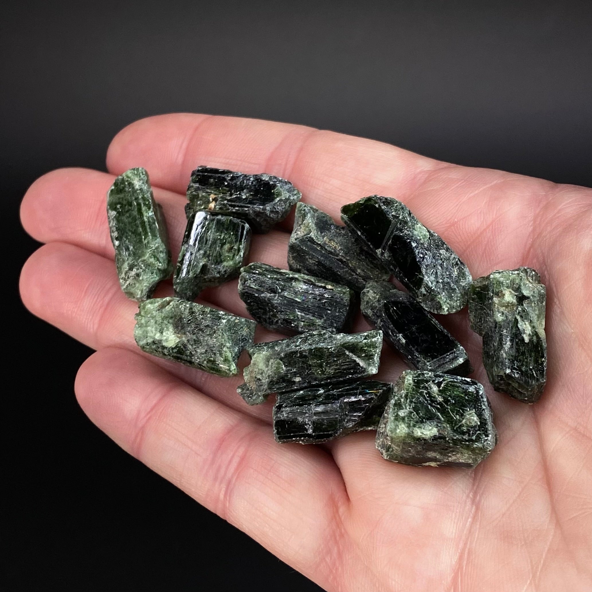 ONE Green Diopside Crystal, Shigar Valley, Pakistan