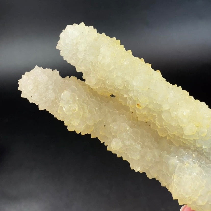 Natural Apophyllite Twin Stalactite Formation