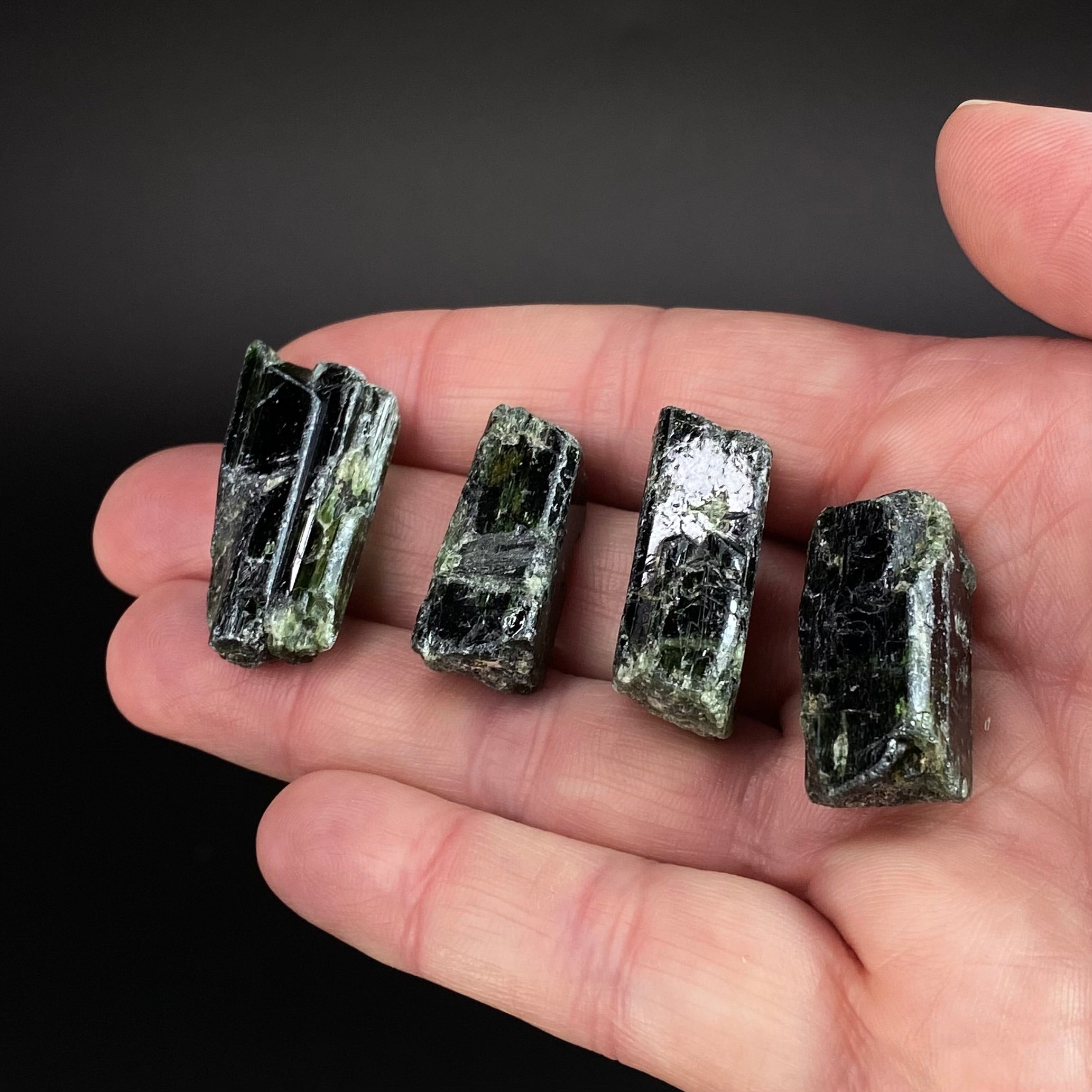 ONE Green Diopside Crystal, Shigar Valley, Pakistan