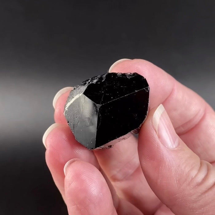 Terminated Black Tourmaline Schorl Crystal from Shigar Valley, Pakistan