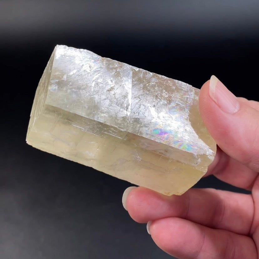 Rhombic Honey Calcite Specimen from Guizhou Province, China