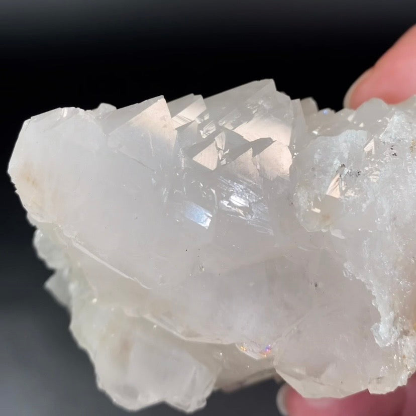Elestial Clear Quartz Crystal Cluster with Multiple Terminations on Both Sides