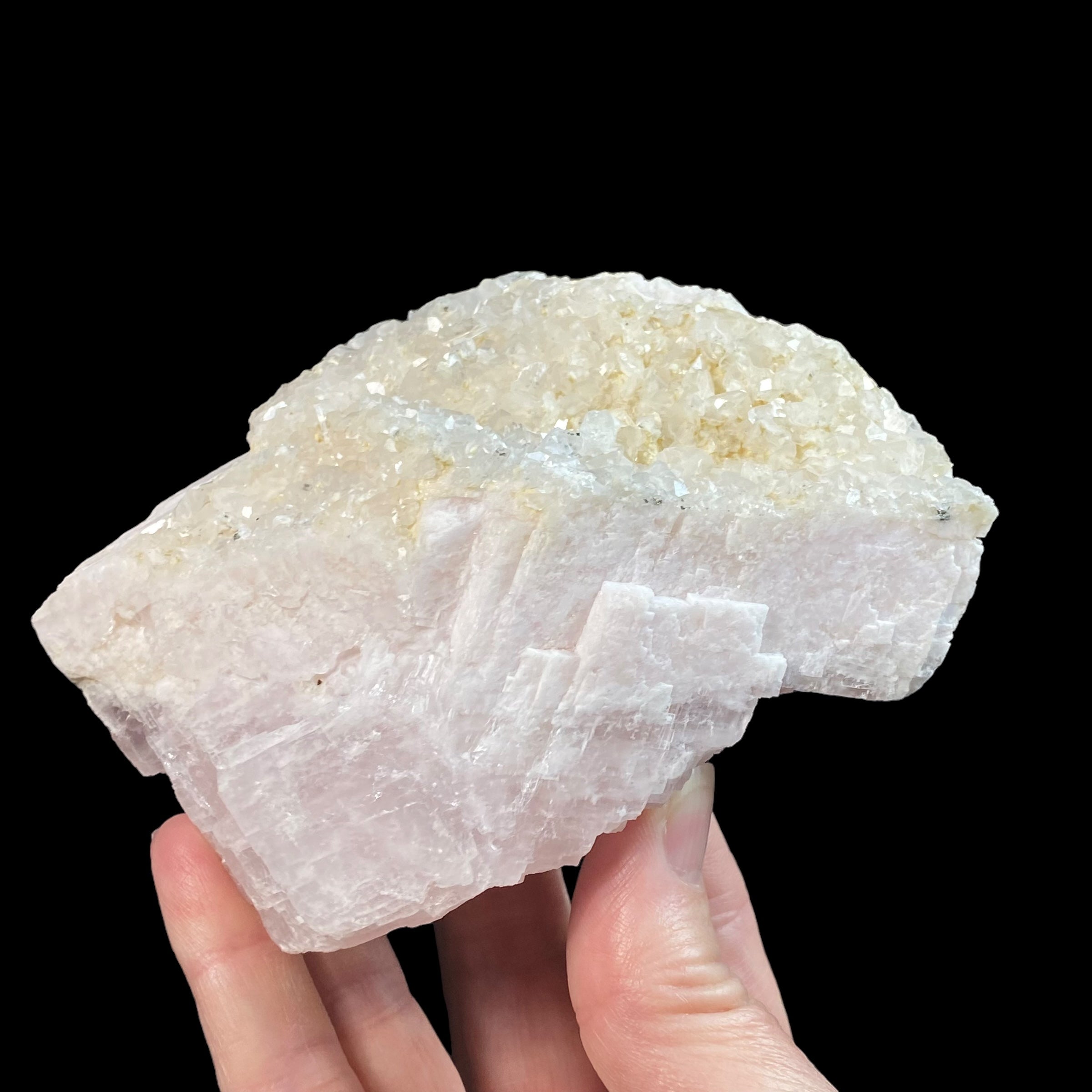 Fluorescent Mangano Calcite Specimen from Trepca Mine Complex, Kosovo