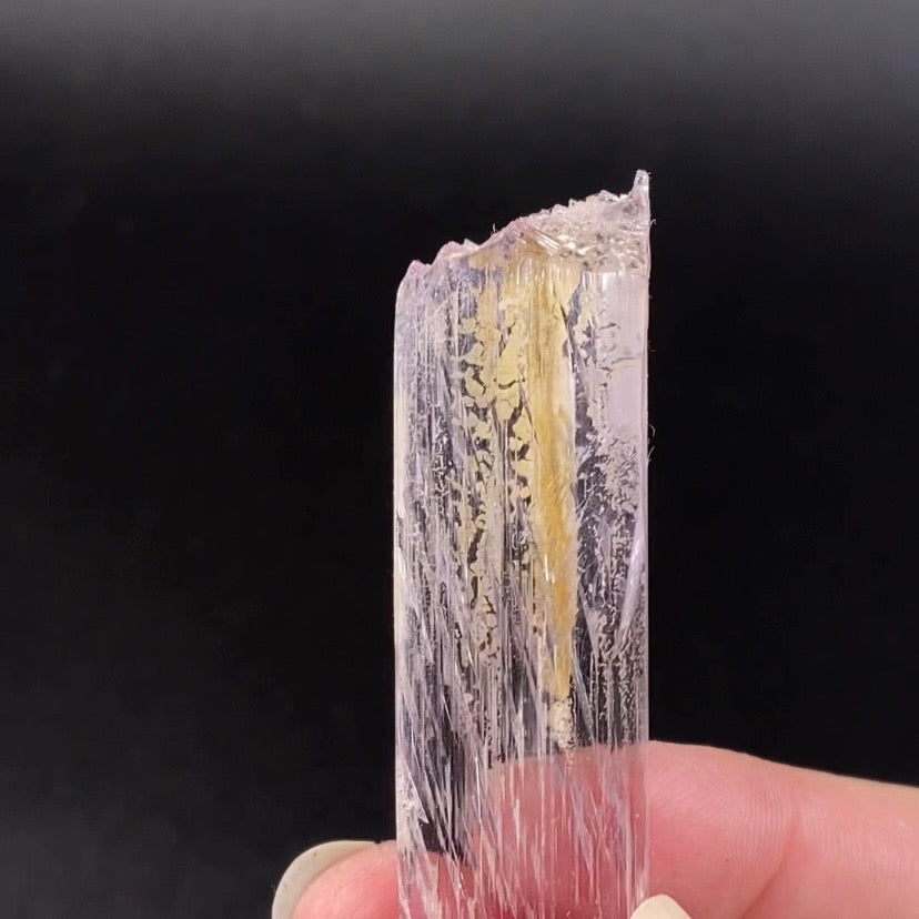 Pink Spodumene Kunzite Crystal from Laghman, Afghanistan